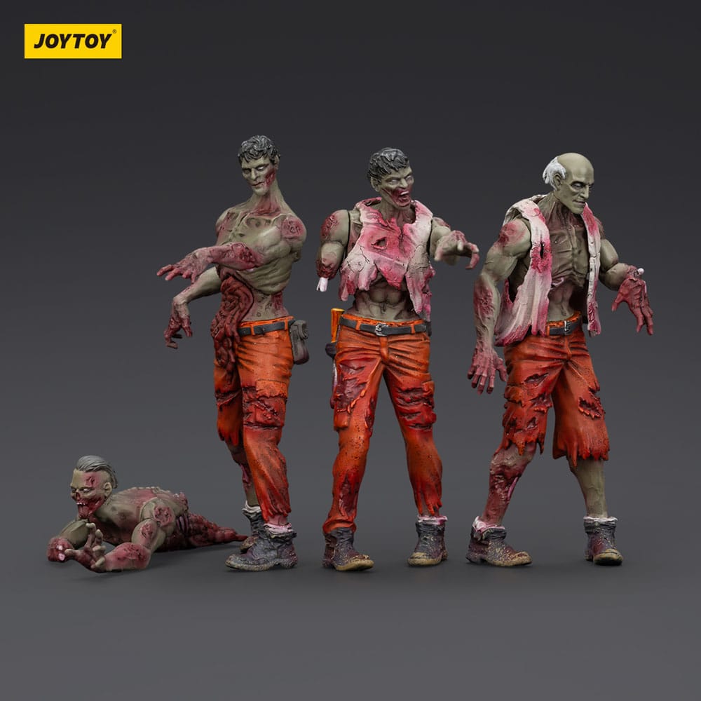 Zombie Dark Source Action Figure 4-Pack Mechanic Team 8 cm – Joy Toy