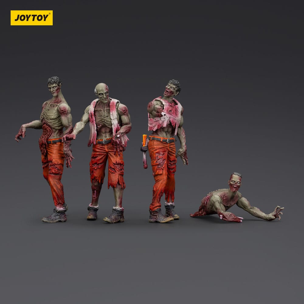 Zombie Dark Source Action Figure 4-Pack Mechanic Team 8 cm – Joy Toy