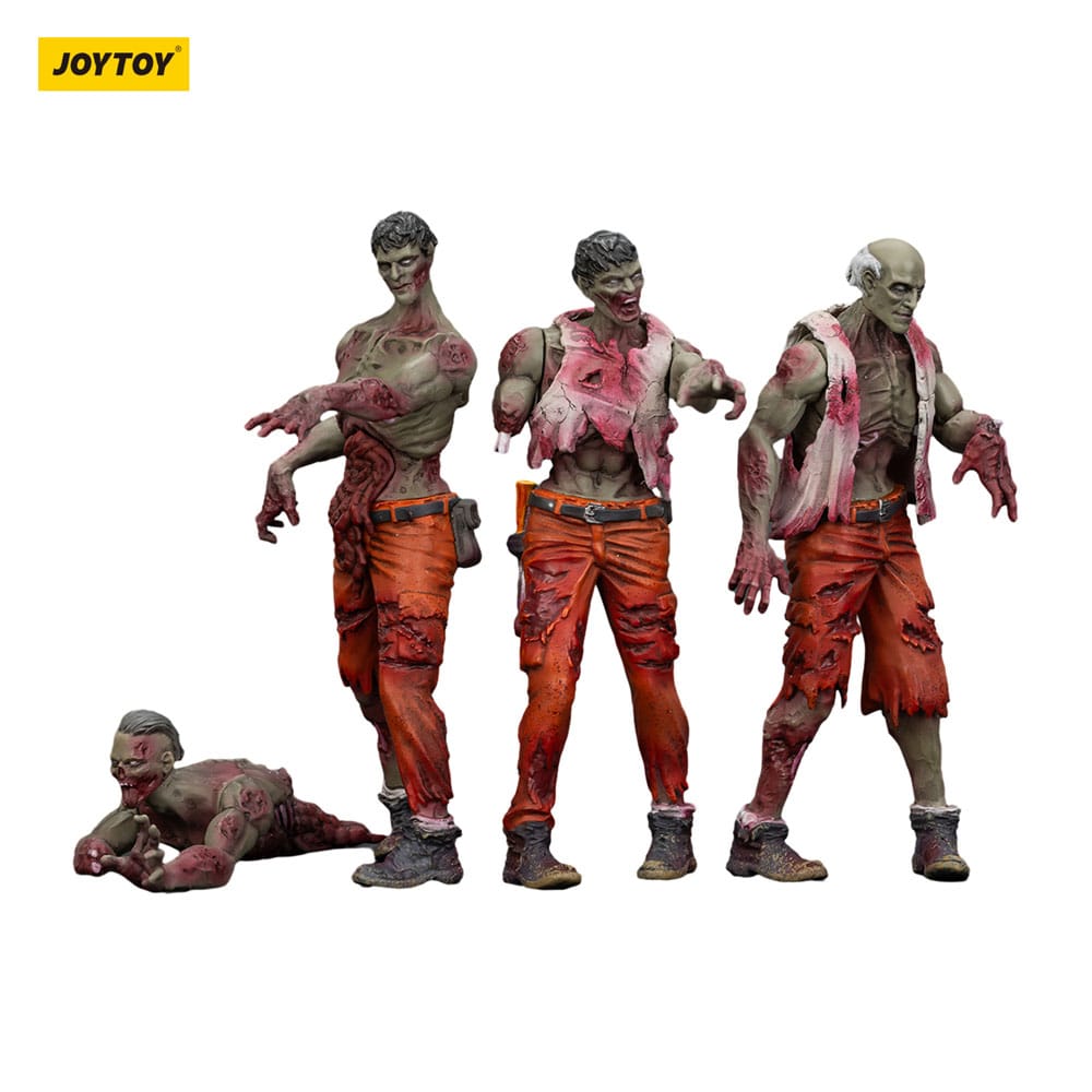 Zombie Dark Source Action Figure 4-Pack Mechanic Team 8 cm – Joy Toy