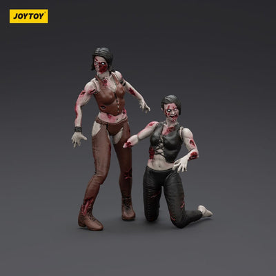 Zombie Dark Source Action Figures 2-Pack – Lottatrici femminili – 8 cm – Joy Toy