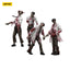 Zombie Dark Source Action Figure 4-Pack Scienziati Maschi 8 cm - Joy Toy