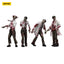 Zombie Dark Source Action Figure 4-Pack Scienziati Maschi 8 cm - Joy Toy
