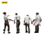 Zombie Dark Source Action Figure 4-Pack Scienziati Maschi 8 cm - Joy Toy