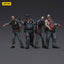 Zombie Dark Source Action Figures 4-Pack Police (Male) 8 cm - Joy Toy