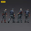 Zombie Dark Source Action Figures 4-Pack Police (Male) 8 cm - Joy Toy
