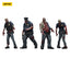 Zombie Dark Source Action Figures 4-Pack Police (Male) 8 cm - Joy Toy
