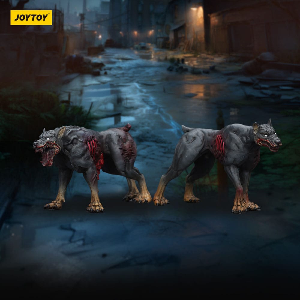 Zombie Dark Source Action Figures 2-Pack Poliziotti Cani 8 cm – Joy Toy