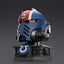 Warhammer 40,000: Space Marine 2 - Replica Elmo Mk X del Tenente Titus con Base Espositiva, 44 cm, Joy Toy