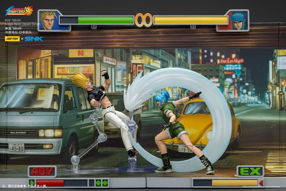 The King of Fighters '98 Diorama Stage Base Japan Street - Accessorio per Action Figure JoyToy x SNK