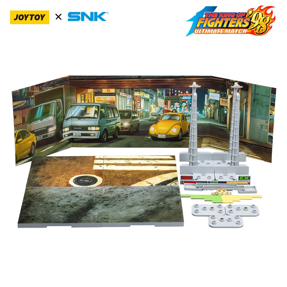 The King of Fighters '98 Diorama Stage Base Japan Street - Accessorio per Action Figure JoyToy x SNK