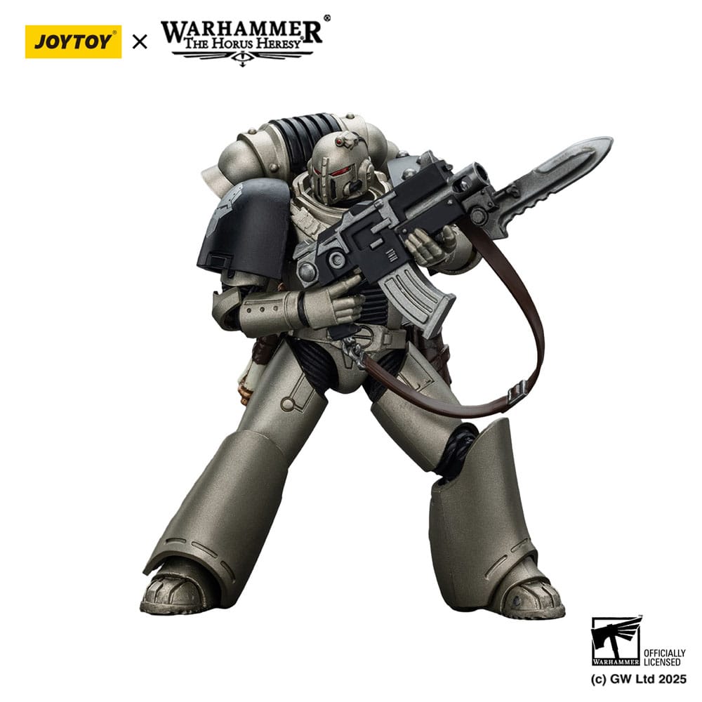 Warhammer The Horus Heresy Action Figure 1/18 Sergente Tattico Iron Warriors MKVI con Spada di Potere e Pistola al Plasma 12 cm Joy Toy