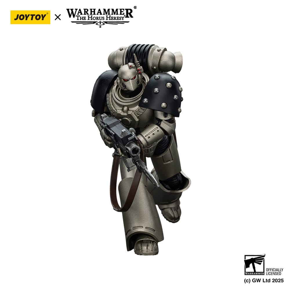 Warhammer The Horus Heresy Action Figure 1/18 Sergente Tattico Iron Warriors MKVI con Spada di Potere e Pistola al Plasma 12 cm Joy Toy