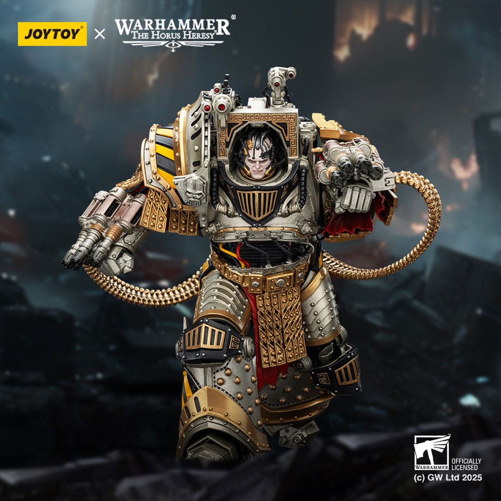 Warhammer The Horus Heresy Action Figure Perturabo dei Guerrieri di Ferro, Primarca della IV Legione, 28 cm - Joy Toy