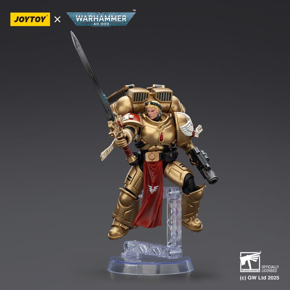 Warhammer 40,000: Combat Patrol Blood Angels Sanguinary Guard Action Figure con Pistola Inferno e Lama Encarmine 20 cm - Joy Toy