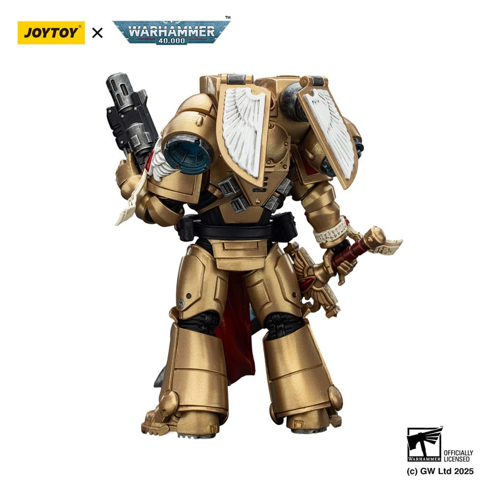 Warhammer 40,000: Combat Patrol Blood Angels Sanguinary Guard Action Figure con Pistola Inferno e Lama Encarmine 20 cm - Joy Toy