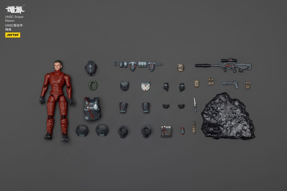 UNSC Dark Source Action Figure Sniper Mason 7 cm – Joy Toy
