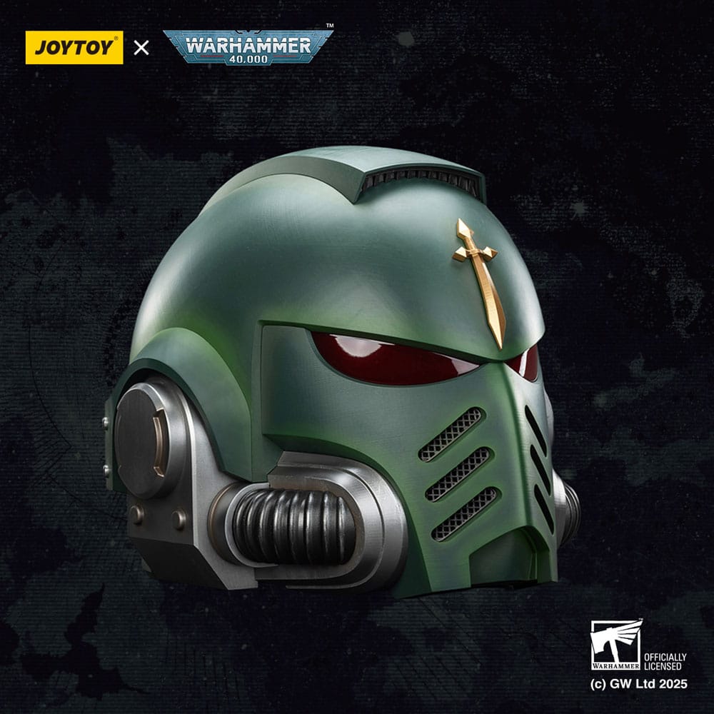Warhammer 40,000: Elmo Mk X dei Dark Angels scala 1:1 indossabile 30 cm - Joy Toy