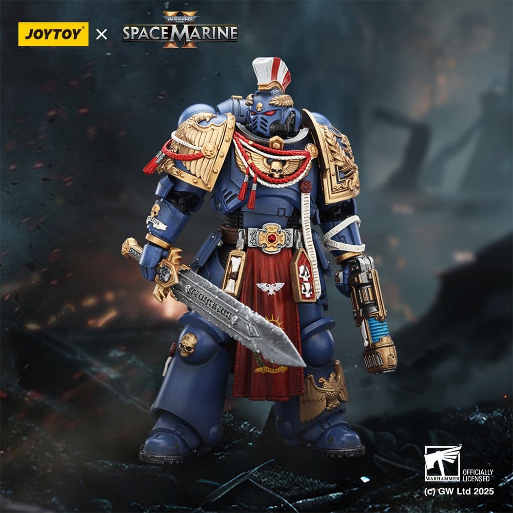 Warhammer 40,000 Action Figure Ultramarines Relic Primus Armour 12 cm Joy Toy
