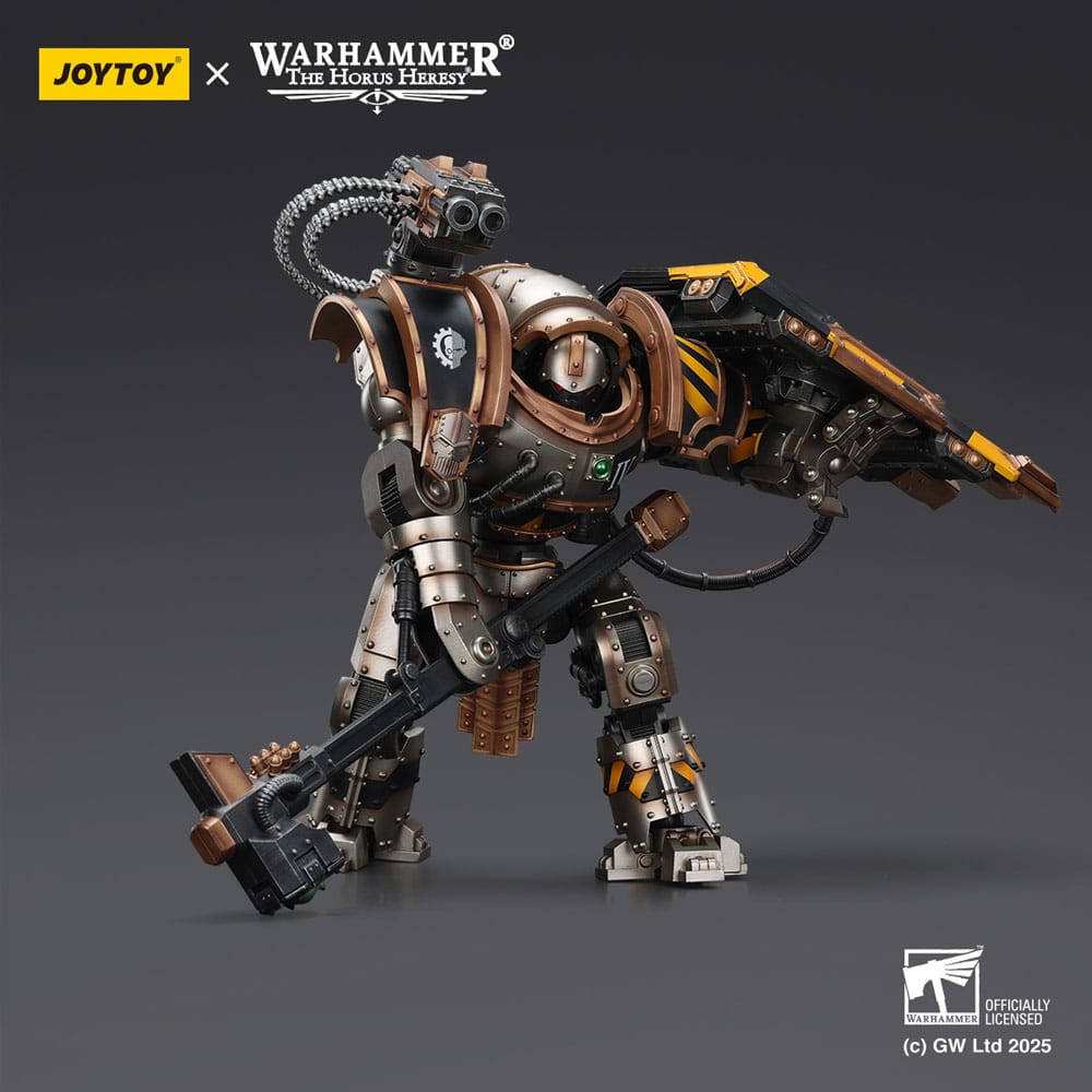 Warhammer The Horus Heresy Action Figure Iron Warriors Iron Circle Domitar-Ferrum Class Battle-automata con Karceri Battle Shield 24 cm Joy Toy