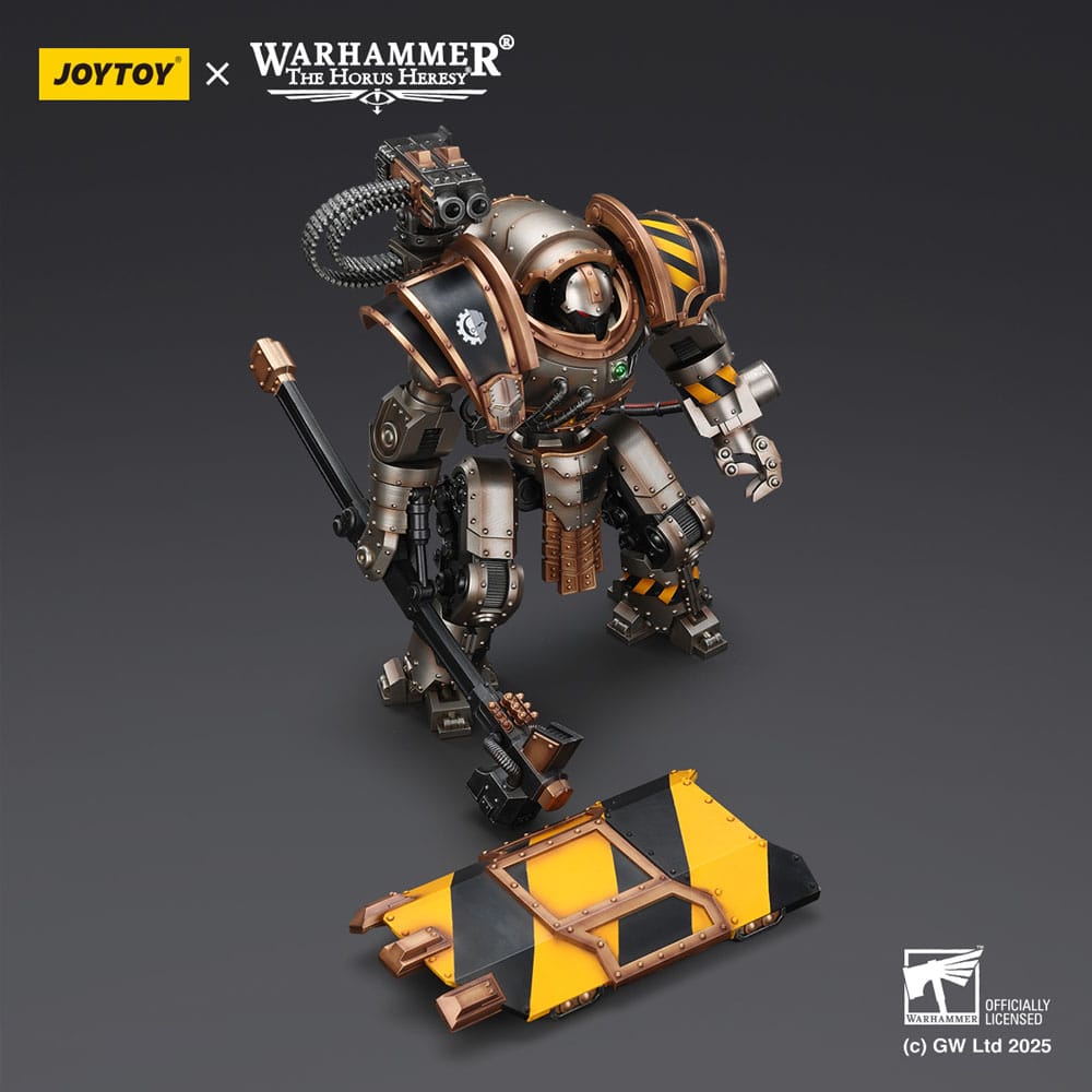 Warhammer The Horus Heresy Action Figure Iron Warriors Iron Circle Domitar-Ferrum Class Battle-automata con Karceri Battle Shield 24 cm Joy Toy