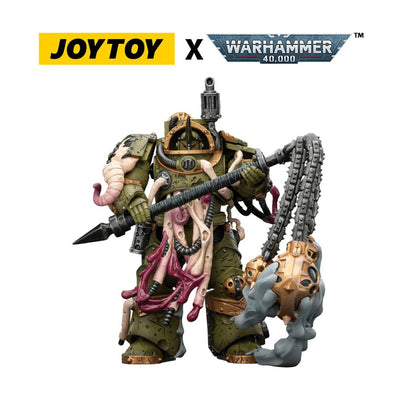 Warhammer 40,000 Action Figure Death Guard Blightlord Terminator 2 con Flail of Corruption 14 cm – Joy Toy
