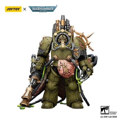 Warhammer 40.000 Action Figure Death Guard Lord of Virulence con Power Fist e Twin Plague Spewer 14 cm - Joy Toy