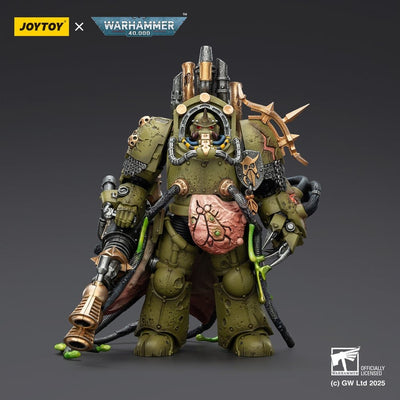 Warhammer 40.000 Action Figure Death Guard Lord of Virulence con Power Fist e Twin Plague Spewer 14 cm - Joy Toy