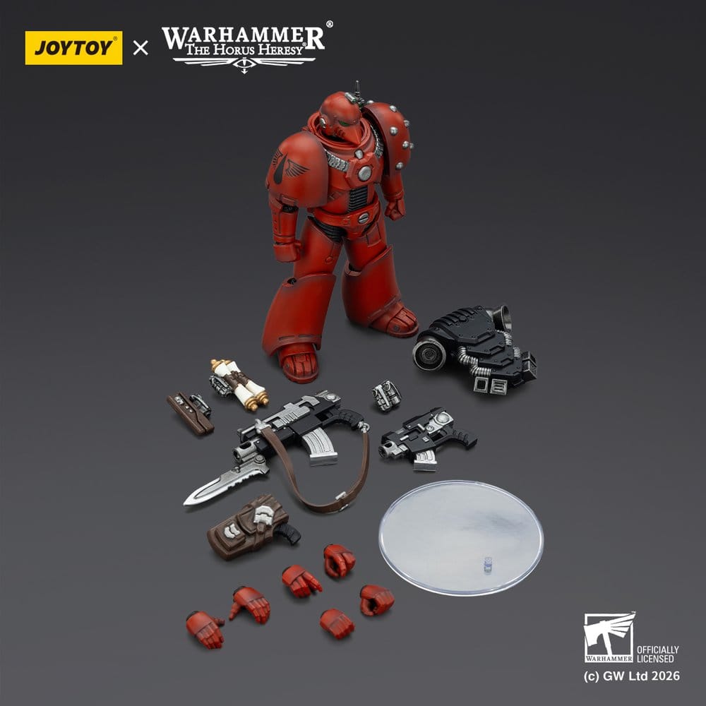Warhammer The Horus Heresy Blood Angels MKVI Tactical Legionary, action figure 12 cm - Joy Toy
