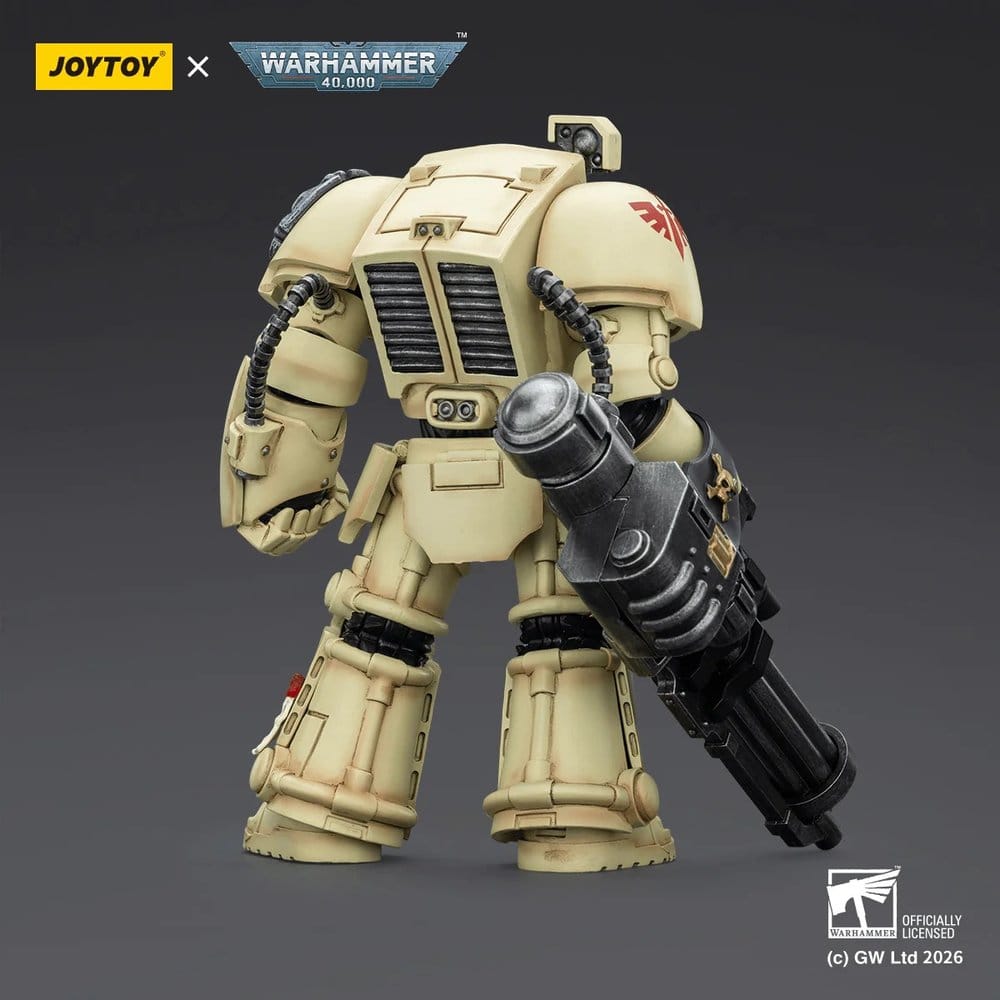 Warhammer 40.000 Action Figure Dark Angels Deathwing Terminator 3 con Power Fist e Assault Cannon 14 cm Joy Toy