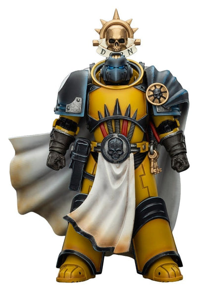 Warhammer Imperial Fists Action Figure Librarian Consul con Ascia da Forza e Pistola Bolt 12 cm Joy Toy