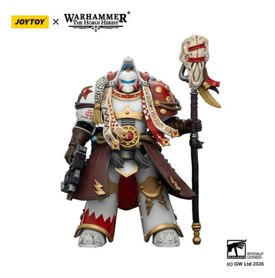 Warhammer 40,000 Action Figure White Scars Stormseer Consul con Force Staff e Bolt Pistol 12 cm Joy Toy