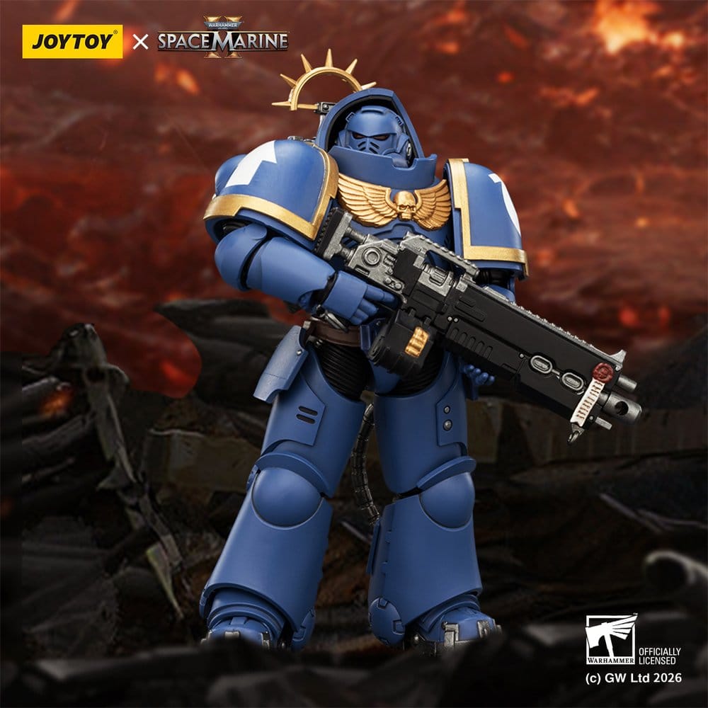 Warhammer 40,000 Action Figure Ultramarines Heavy Intercessor Game Edition 13 cm Joy Toy