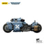 Warhammer 40,000 Action Figure Raider-pattern Combat Bike Space Wolves con Bolt Rifle Gemelli 22 cm Joy Toy