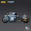 Warhammer 40,000 Action Figure Raider-pattern Combat Bike Space Wolves con Bolt Rifle Gemelli 22 cm Joy Toy