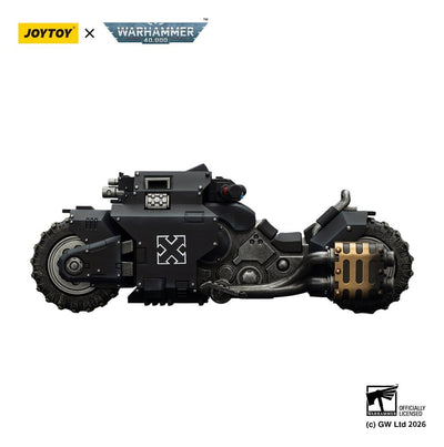 Warhammer 40,000 Action Figure Raider-pattern Combat Bike Raven Guard con twin-linked bolt rifles, 22 cm – Joy Toy