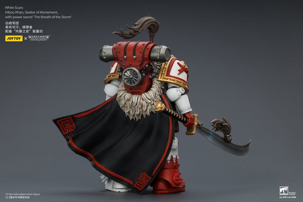 Warhammer The Horus Heresy Action Figure Hibou Khan Seeker of Atonement White Scars 12 cm Joy Toy