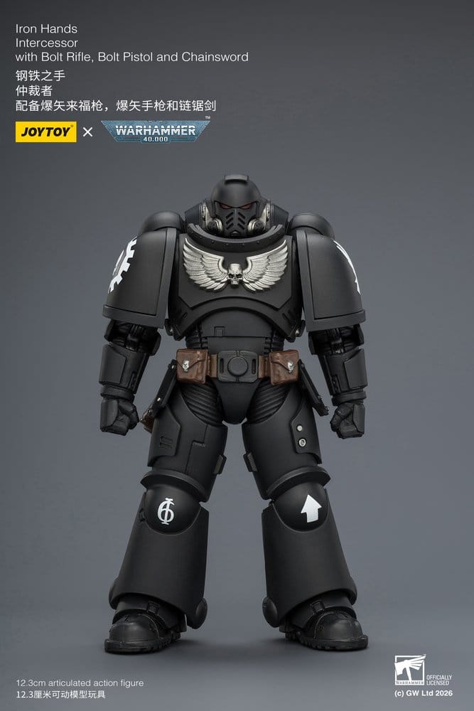 Warhammer 40,000 Action Figure Iron Hands Intercessor 12 cm Joy Toy