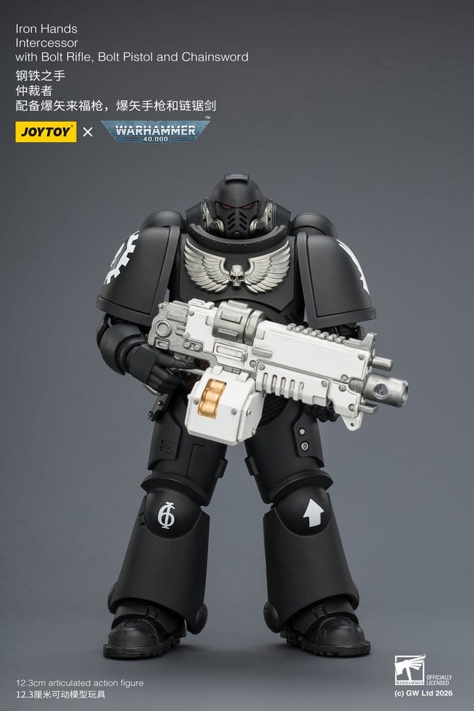 Warhammer 40,000 Action Figure Iron Hands Intercessor 12 cm Joy Toy