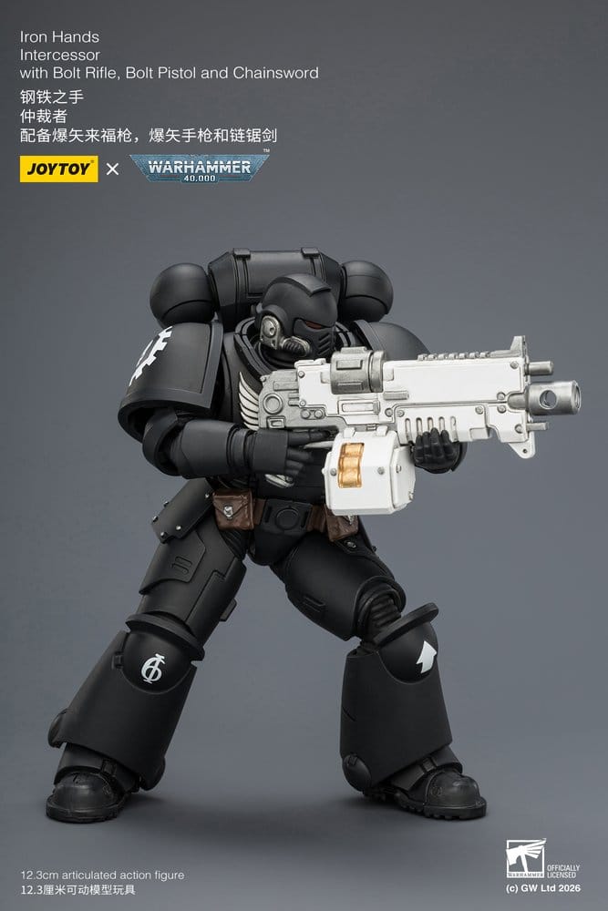 Warhammer 40,000 Action Figure Iron Hands Intercessor 12 cm Joy Toy