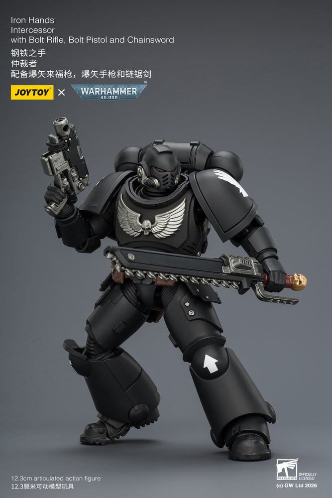 Warhammer 40,000 Action Figure Iron Hands Intercessor 12 cm Joy Toy