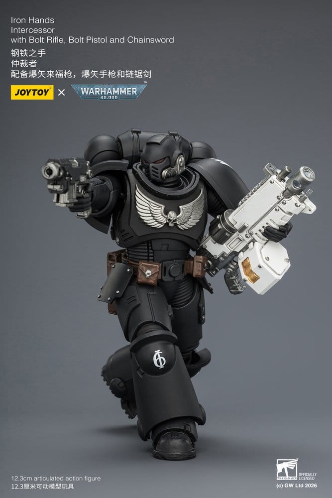 Warhammer 40,000 Action Figure Iron Hands Intercessor 12 cm Joy Toy