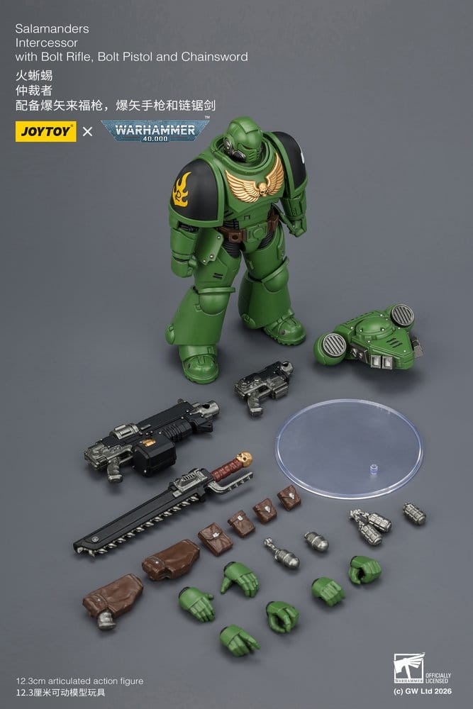 Warhammer 40,000 Action Figure Salamanders Intercessor 12 cm Joy Toy