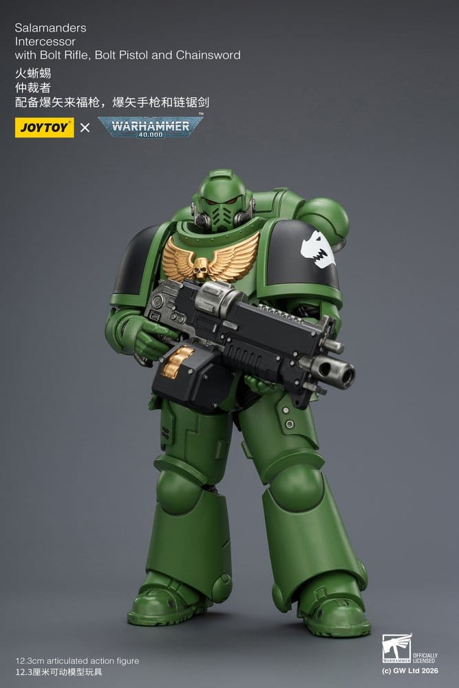 Warhammer 40,000 Action Figure Salamanders Intercessor 12 cm Joy Toy