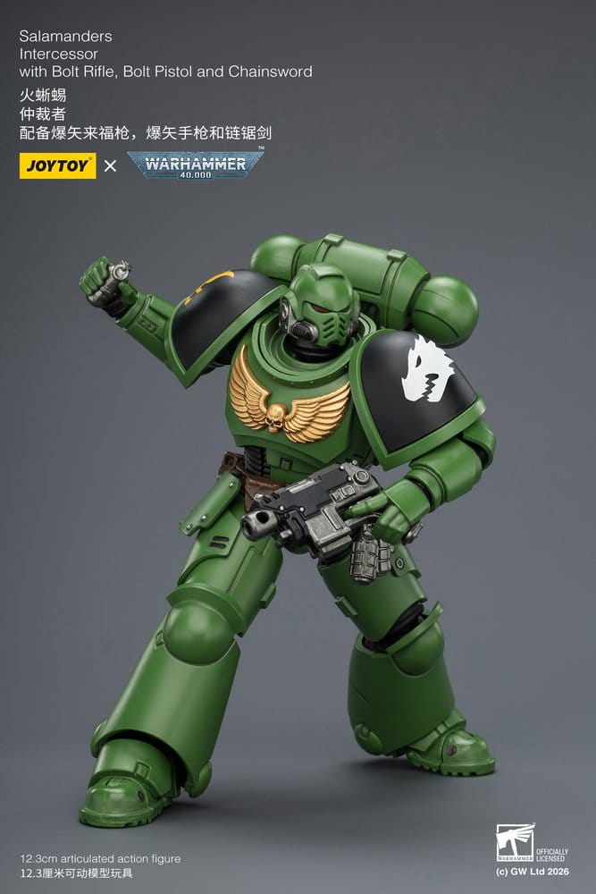Warhammer 40,000 Action Figure Salamanders Intercessor 12 cm Joy Toy