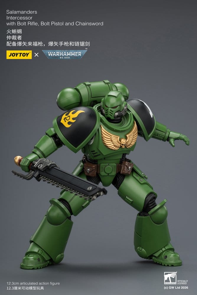 Warhammer 40,000 Action Figure Salamanders Intercessor 12 cm Joy Toy