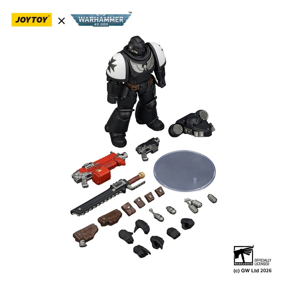 Warhammer 40,000 Action Figure Black Templars Intercessor 12 cm Joy Toy