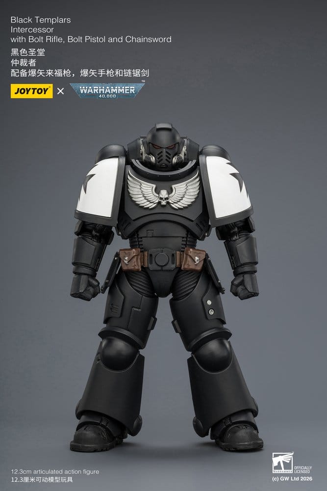 Warhammer 40,000 Action Figure Black Templars Intercessor 12 cm Joy Toy