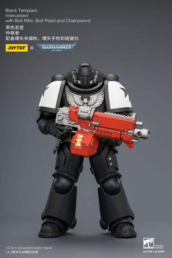 Warhammer 40,000 Action Figure Black Templars Intercessor 12 cm Joy Toy