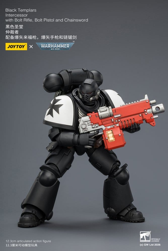 Warhammer 40,000 Action Figure Black Templars Intercessor 12 cm Joy Toy
