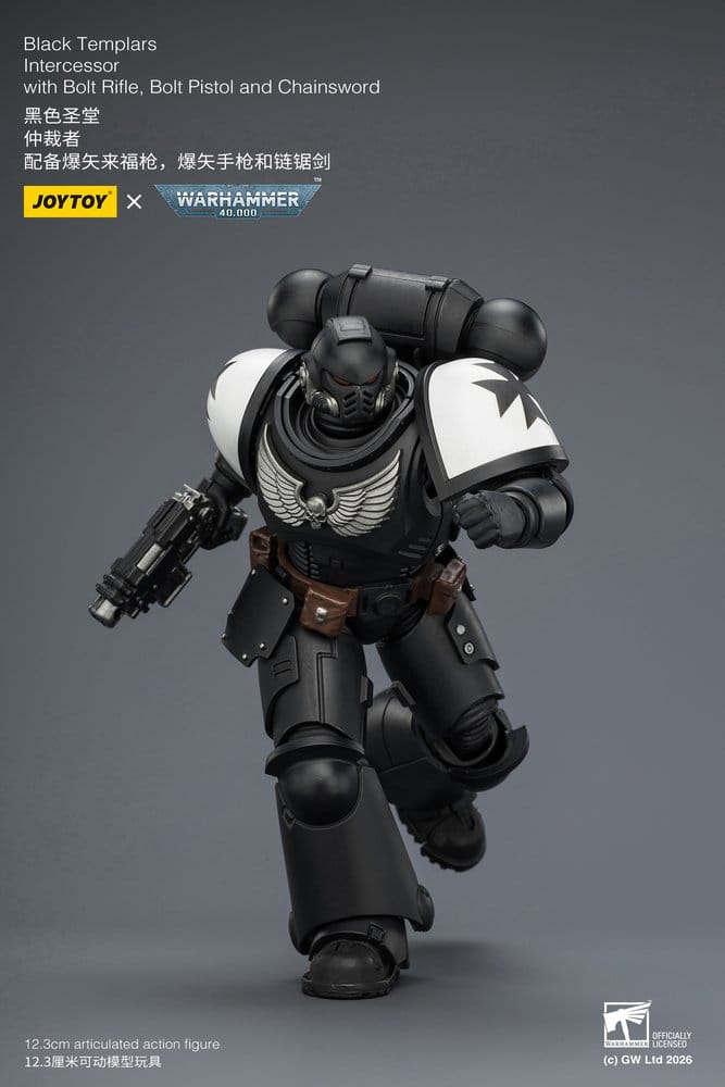 Warhammer 40,000 Action Figure Black Templars Intercessor 12 cm Joy Toy